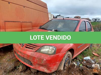 LOTE 027 - SUCATA DE VEÍCULO BAIXADO / RENAULT/LOGAN EXP 16 / ANO/MODELO: 2009/2010