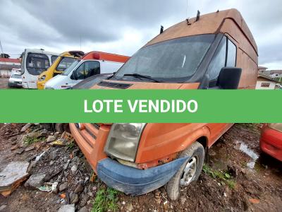 LOTE 026 - SUCATA DE VEÍCULO BAIXADO / FORD TRANSIT 350L TA (IMPORTADO) FURGÃO / ANO MODELO: 2010/2011