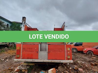 LOTE 025 - SUCATA DE VEÍCULO BAIXADO / CAMINHÃO MERCEDES BENZ/L 1113 (BOMBEIRO) / ANO/MODELO 1979/1979