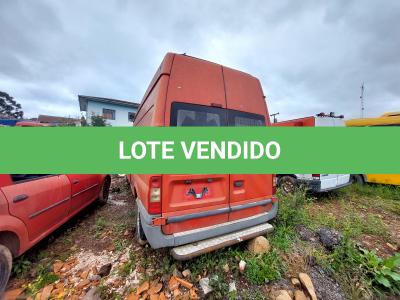 LOTE 026 - SUCATA DE VEÍCULO BAIXADO / FORD TRANSIT 350L TA (IMPORTADO) FURGÃO / ANO MODELO: 2010/2011