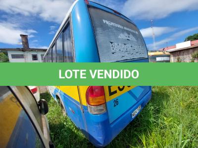 LOTE 037 - MARCOPOLO VOLARE A6 ESC - ANO 2004/2004 - NÃO FUNCIONA