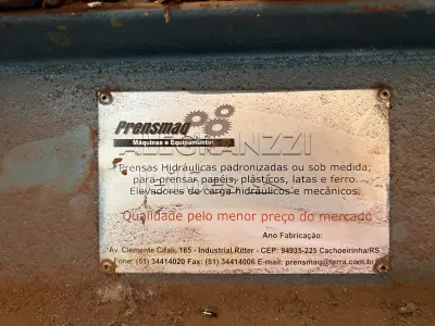 LOTE 009 - PRENSA HIDRÁULICA
