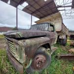 LOTE 043 - SUCATA DE VEÍCULO BAIXADO FORD CAMINHÃO F600 BASCULANTE - ANO 1980/1980